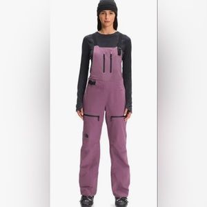 North Face Women’s Ceptor Bibs ski snowboard size s